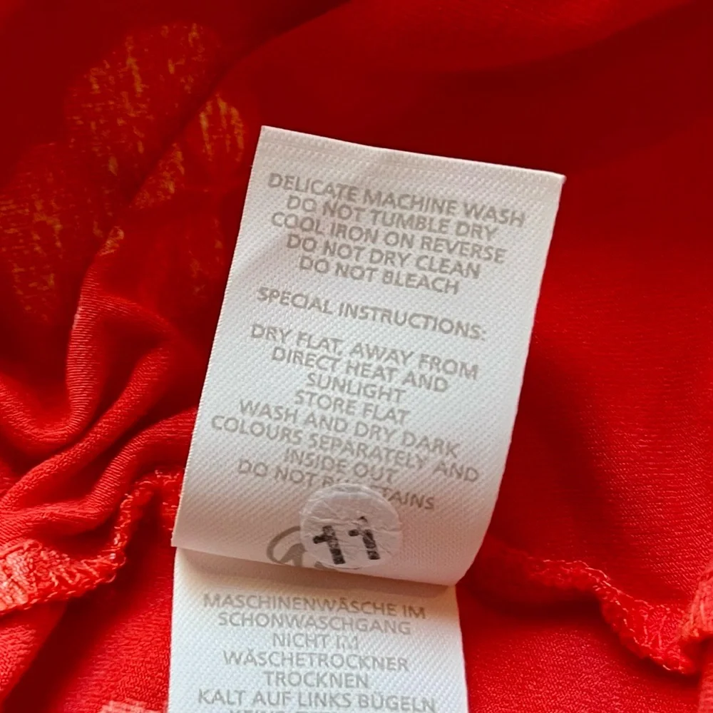 Boden Floral Orange Dress - Picture 16 of 16